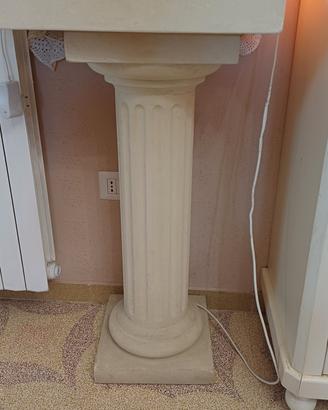2 colonne di pietra leccese 