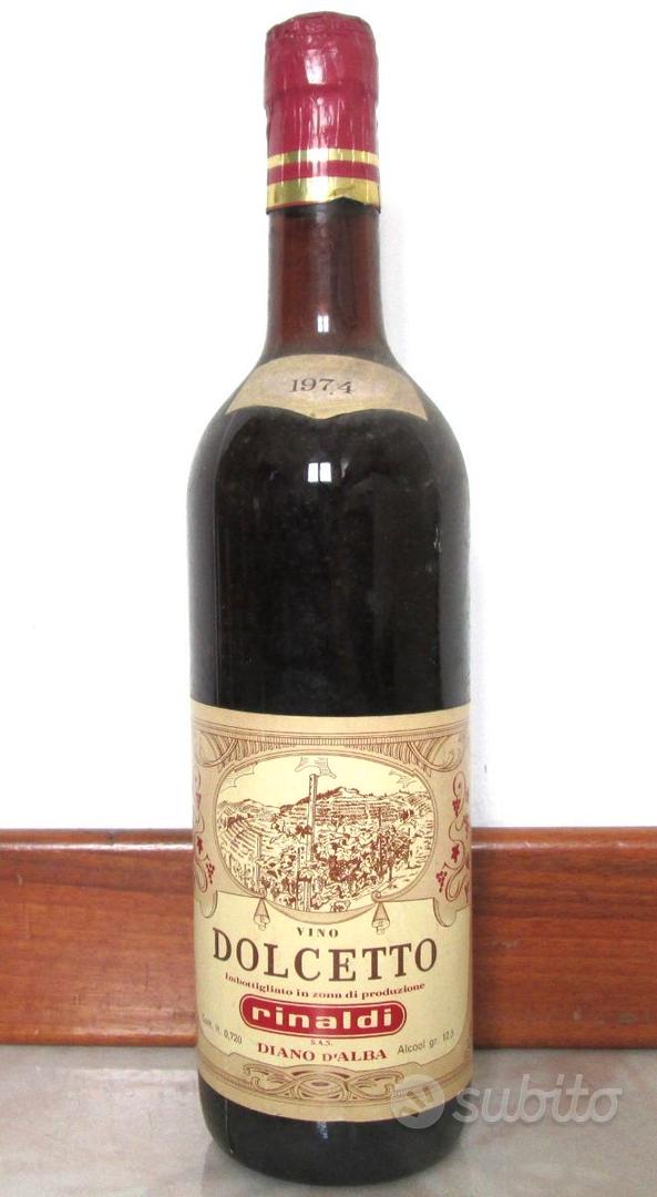 Bottiglia vino rosso d'annata DOLCETTO 1974 Italia - Collezionismo In  vendita a Pavia