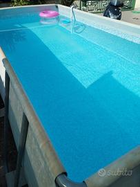 Piscina rettangolare fuori terra