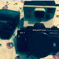 Praktica bc1 flash e polaroid 1000