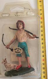 Statuina Presepe Vintage "Pastore con Pecorella e 