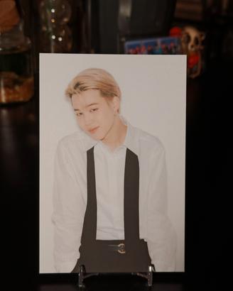 bts jimin new year's eve live 2021 postcard