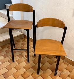 Tavolo  + sgabelli ARCLINEA anni 90