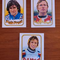 Panini’s Stickers '81: Prost, Roberts e Mahre