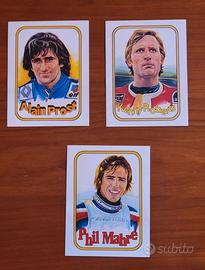 Panini’s Stickers '81: Prost, Roberts e Mahre