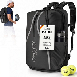 Borsone padel per 2 racchette, abbigliamento