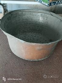 Scolapasta zincato antico  tinto rame 