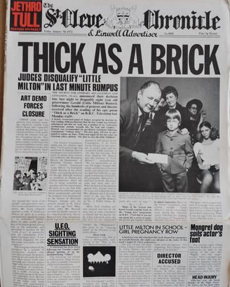 LP jethtro tull thick Is a brick  del 1972