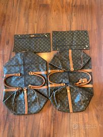 Set 2 Portaabiti Vintage Louis Vuitton Monogram