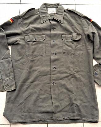 Camicia militare tedesca BW del 1981 taglia 39-40