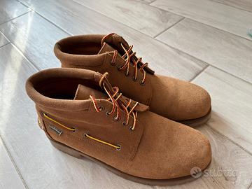 Sebago Stivaletti Uomo Suede Beige Camel 43 Nuovi