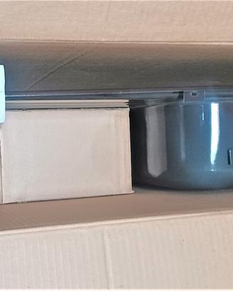Lavello  116 smaltato 2 vasche sx +sgocciolatio