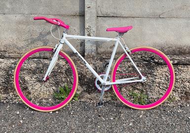 Bici Unieuro Bianco e Rosa BeBike