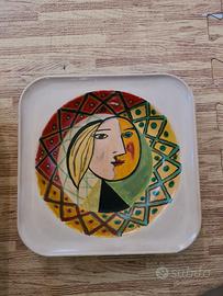 PIATTI DIPINTI ANNI 80' PITTORE GIUSCA