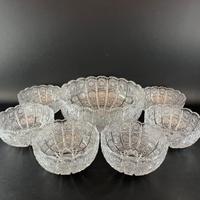 Centrotavola e Ciotole in Cristallo di Boemia