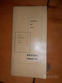 libretto di istruzioni originale macchina da cucir