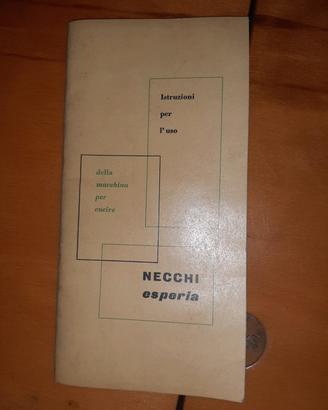 libretto di istruzioni originale macchina da cucir