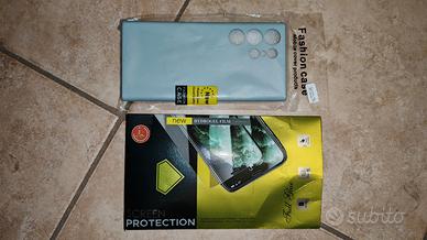 cover Samsung 23 Ultra +  4 protezioni in hydrogel