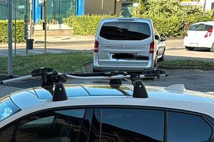 Barre bmw serie 1 F20/F40/F70 + portabici thule