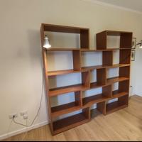 LIBRERIA A MURO, APERTA + FARETTI IKEA ®