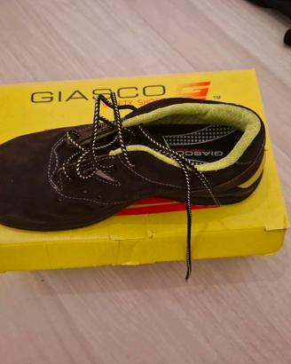 Scarpe Antinfortunistica Giasco Nero E Verde