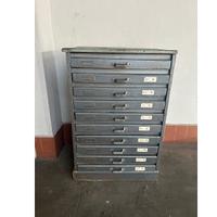 Mobile industriale tipografico vintage  anni 50