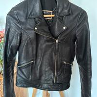 Giacca in pelle, Massimo Dutti, taglia S