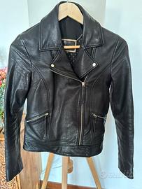 Giacca in pelle, Massimo Dutti, taglia S