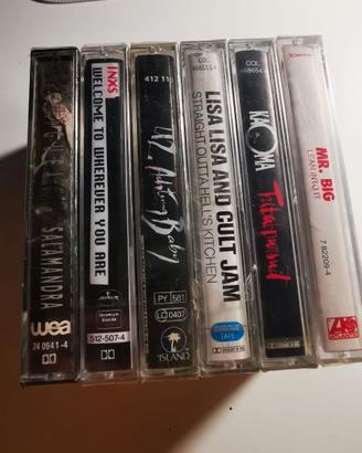 Lotto 6 Musicassette Audio nuove sigillate