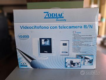 videocitofono con telecamera bianco e nero
