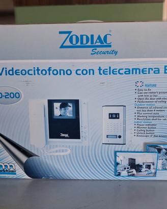 videocitofono con telecamera bianco e nero