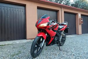 Honda cbr 125 con motore Malossi 166 