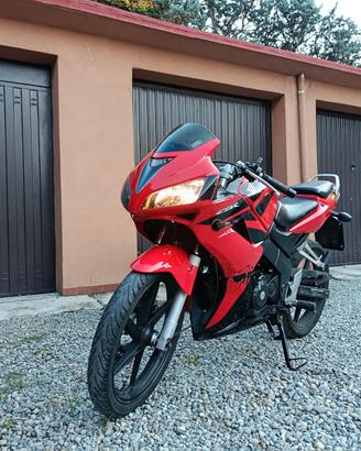 Honda cbr 125 con motore Malossi 166 