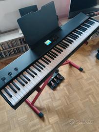 SL88 Studio pari al nuovo, triplo pedale, softcase