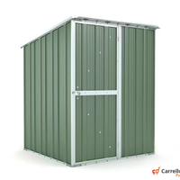 Casetta giardino in Acciaio 1.55x175cm verde