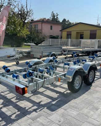 Carrello 2400 kg x barca NUOVO consegna 1 Ora