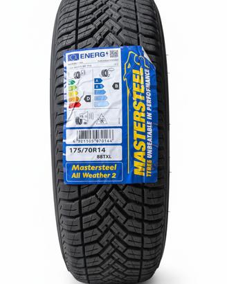 2 Pneumatici 175/70 R14 Mastersteel All Weather 2