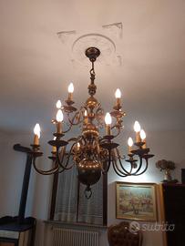 Lampadario Fiammingo Olandese