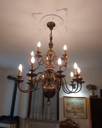 Lampadario Fiammingo Olandese