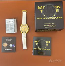 moonswatch mission to the sun for the eclipse