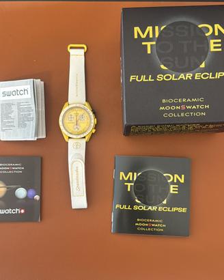 moonswatch mission to the sun for the eclipse