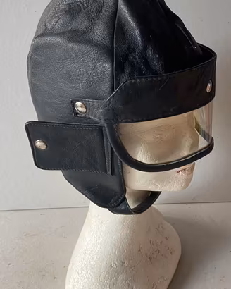 Casco in pelle per auto e moto d’epoca