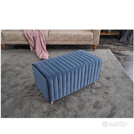 Pouf homitis modello mabel, 80x40x40 cm, nuovi