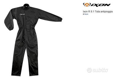 TUTA ANTIPIOGGIA INTERA NERA IXON R8.1