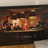 Quadro con luci Led, Legal Action di Chris Consani