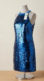 Vestito Benetton PAILLETTES Blu