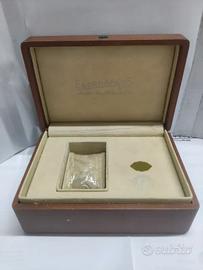 Scatola Box orologio Eberhard Vintage