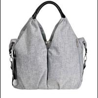 Borsa cambio Neckline green label