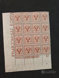 francobolli V.E. III FLOREALE 2 cent