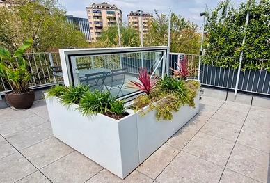 Fioriere su Misura in Alluminio 